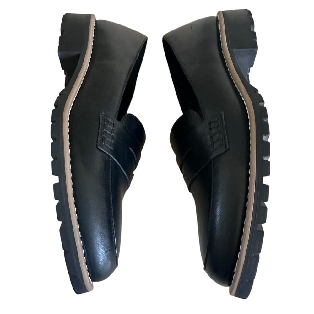 DV BY DOLCE VITA CARLEY BLACK PENNY LOAFERS SIZE 9.5 - Picture 5 of 11